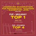 PUP Mulanay: A Legacy of Excellence in the Licensure Examination for Teachers
