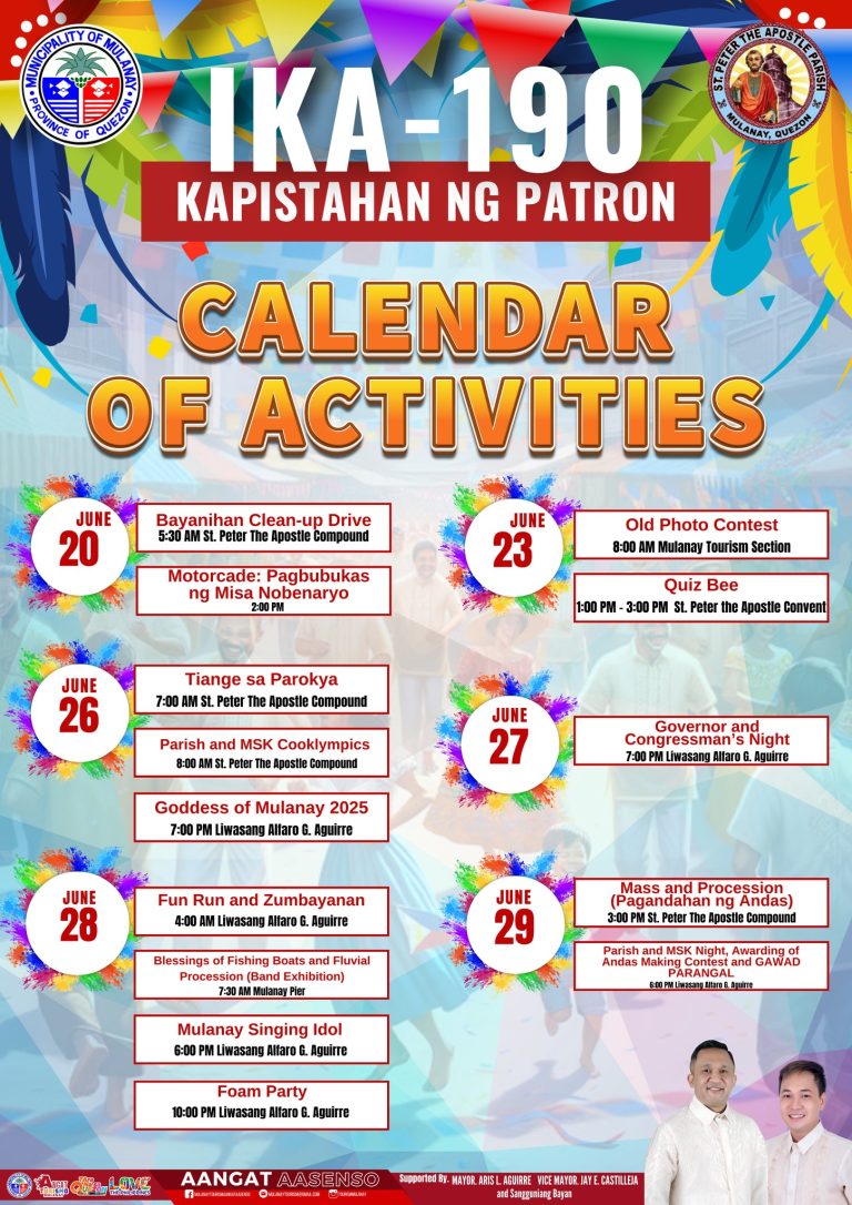 Mulanay Fiesta na, Ngani!